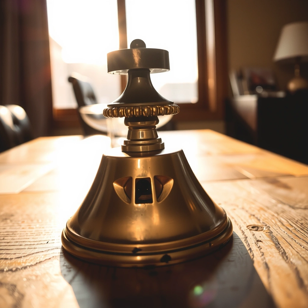 Desk bell silhouette